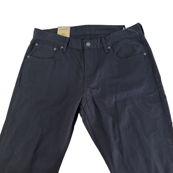 New Women’s Levi’s Muddy Straight Black Denim Jeans Size 31x30 NWT Irregular - Picture 3 of 9